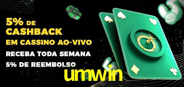 Promoções do cassino ao Vivo umwin